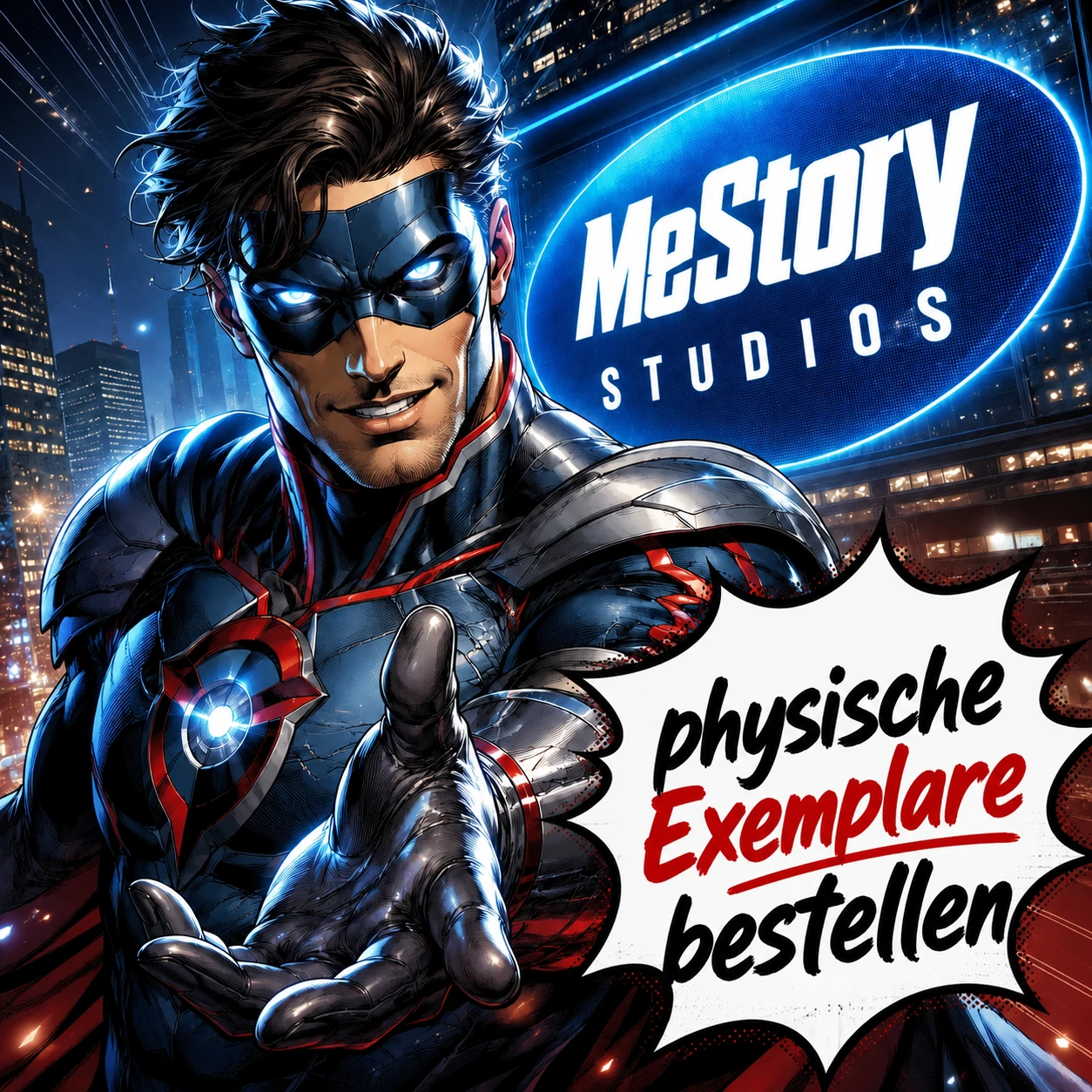 MeStory Held - physische Exemplare bestellen