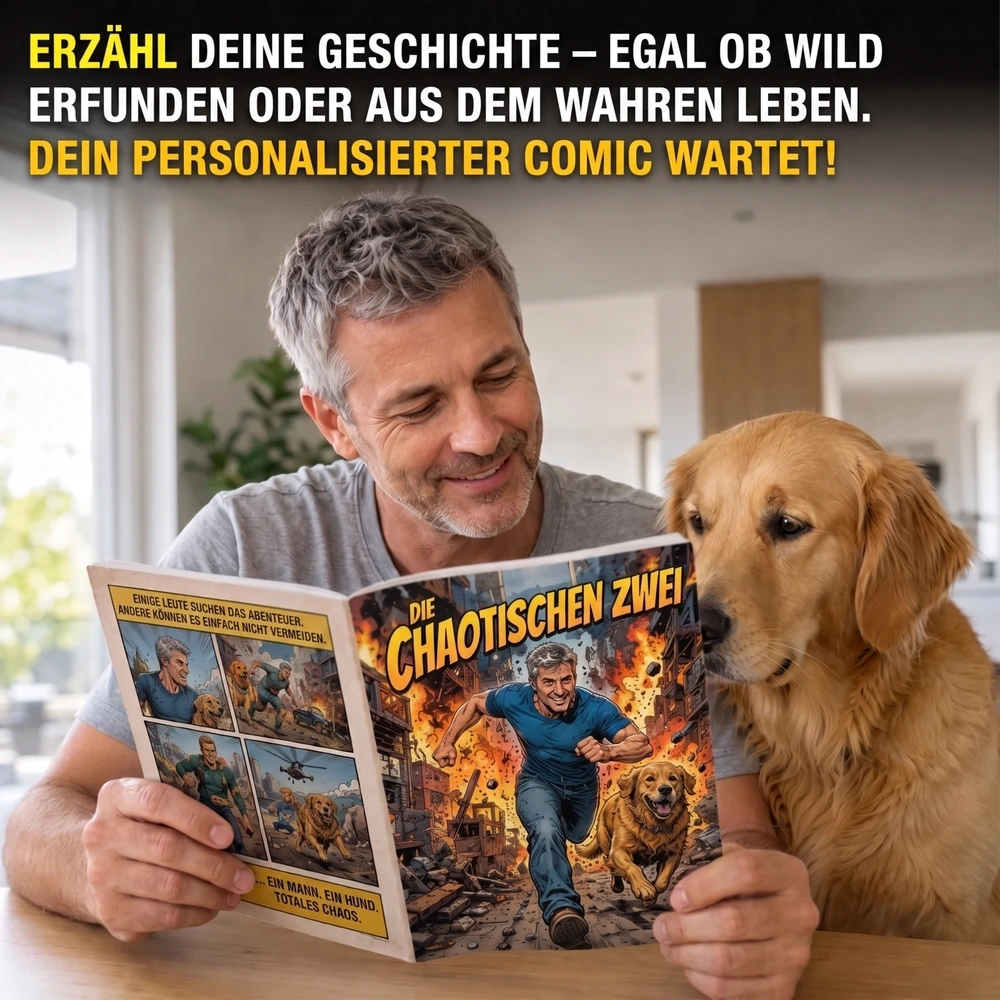 Beispiel eines personalisierten Comics