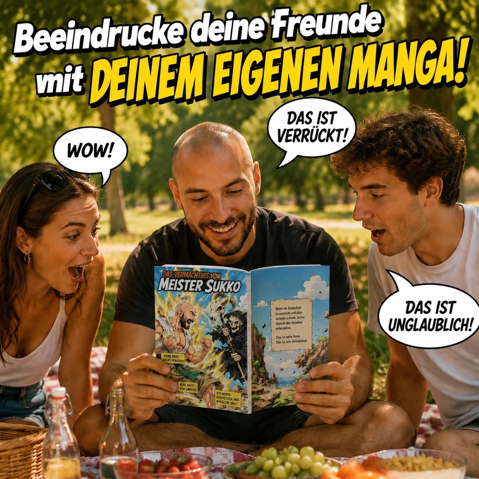 Beispiel eines personalisierten Mangas